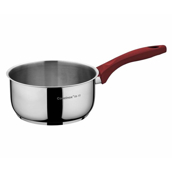Batterie De Cuisine 8 Pieces Couzinox Inox 18 10 Rouge